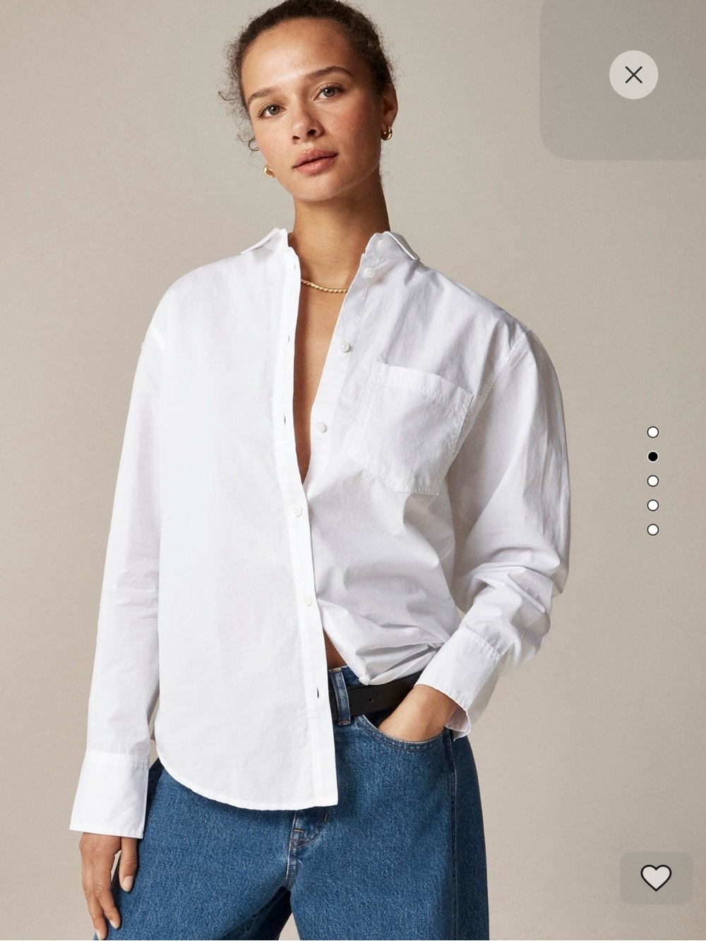 J Crew Garcon Classic Shirt in Cotton Poplin